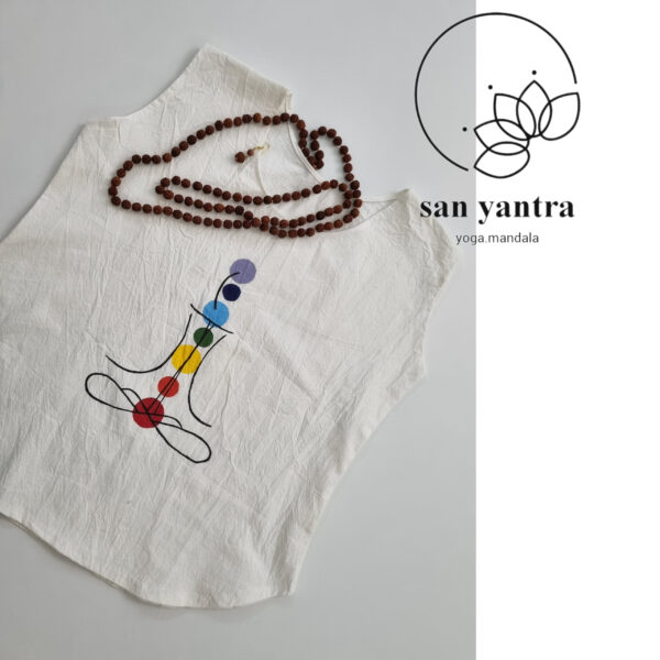 تاپ شلوار لاله ای طرح هفت چاکرا