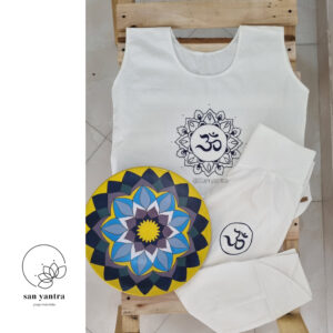 تاپ شلوار لاله ای  طرح ماندالا