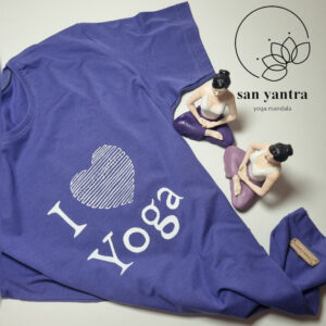 تیشرت طرح i love yoga