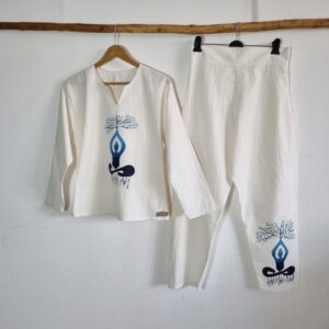 پیراهن شلوار طرح ریشه