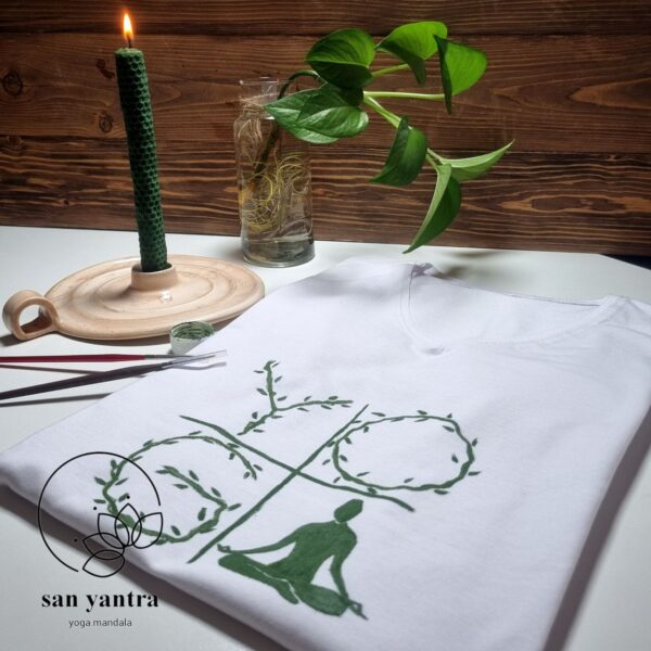 تیشرت طرح Y_o_g_a